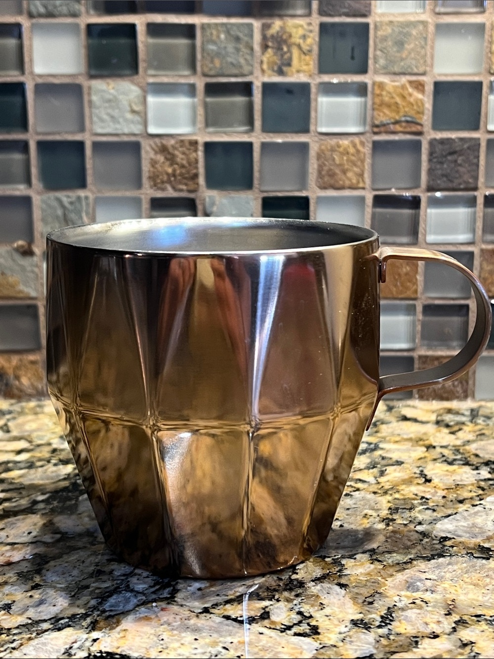 Starbucks Gold Insulated Coffee Latte Mug